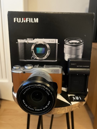 Fujifilm camera brown - x-a2,