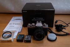 Fujifilm X-T100 camera with XC