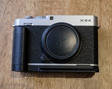 Fujifilm x-e4 silver camera